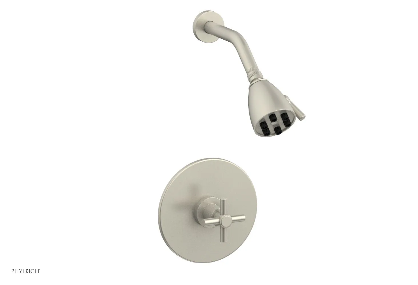 BASIC Pressure Balance Shower Set - Tubular Cross Handle DPB3134