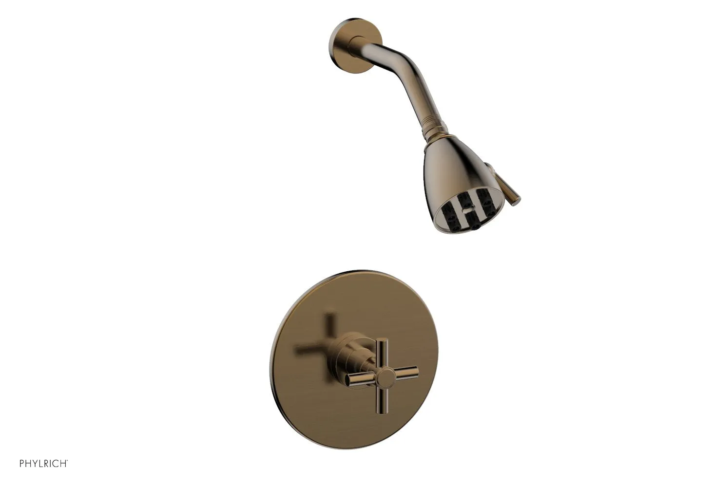 BASIC Pressure Balance Shower Set - Tubular Cross Handle DPB3134