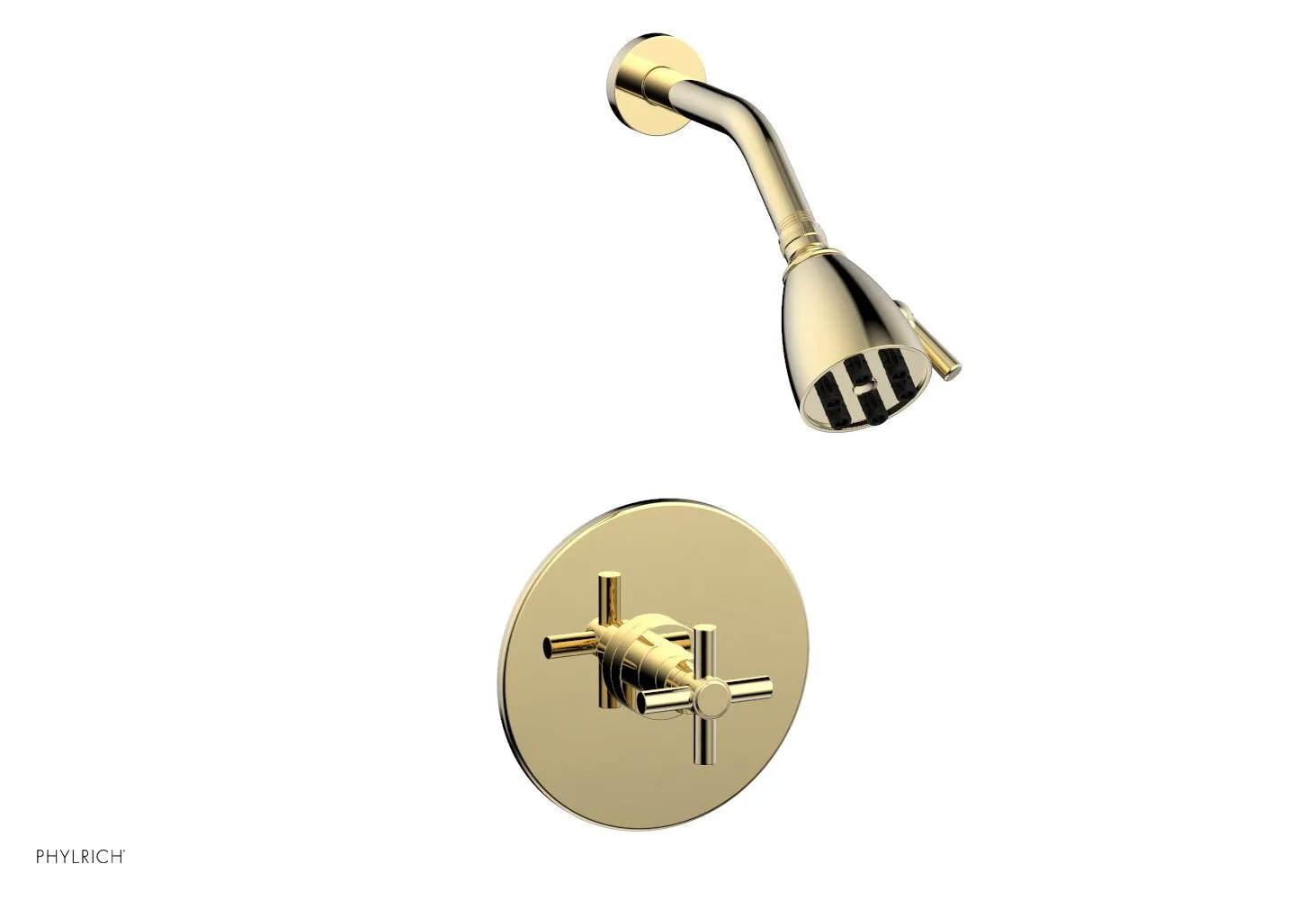 BASIC Pressure Balance Shower Set - Tubular Cross Handle DPB3134