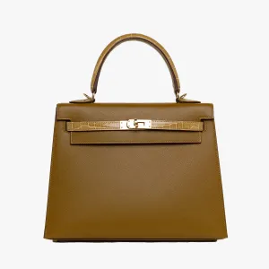 Birkin Kelly Touch Bronze D'or Veau Madame 25cm