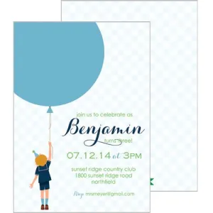 Birthday Boy Invitation - Blond Wholesale