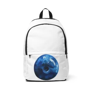 Blueberry Unisex Fabric Backpack