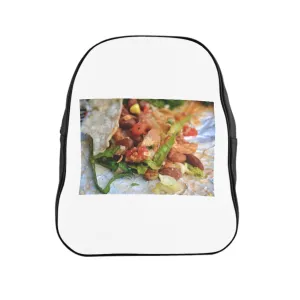 Chicken Burrito School Backpack