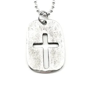 Cross Tag Necklace