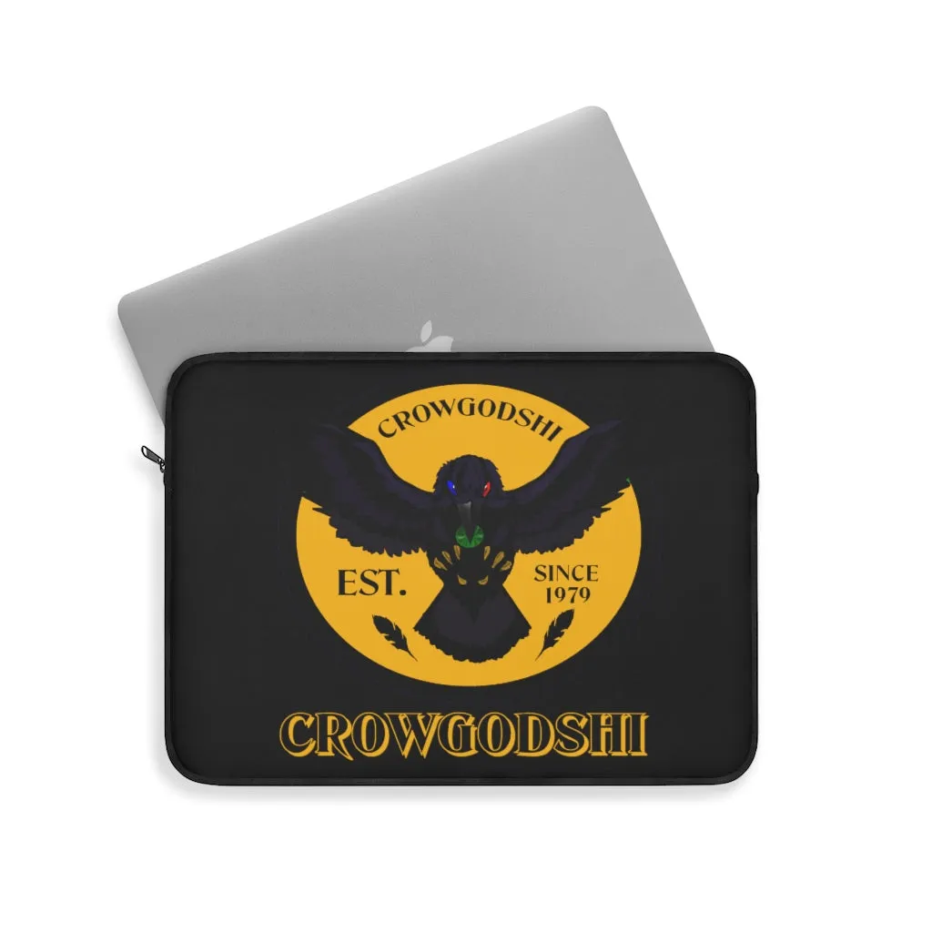 Crowgodshi First Generation Laptop Sleeve, GOLD LOGO