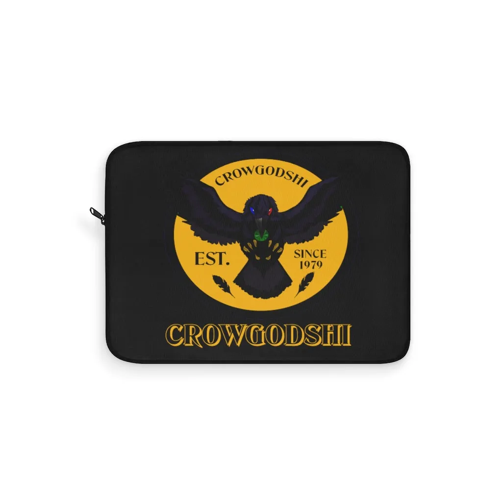 Crowgodshi First Generation Laptop Sleeve, GOLD LOGO