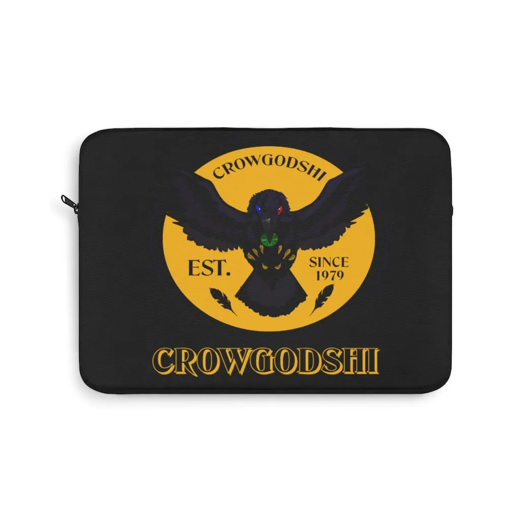 Crowgodshi First Generation Laptop Sleeve, GOLD LOGO