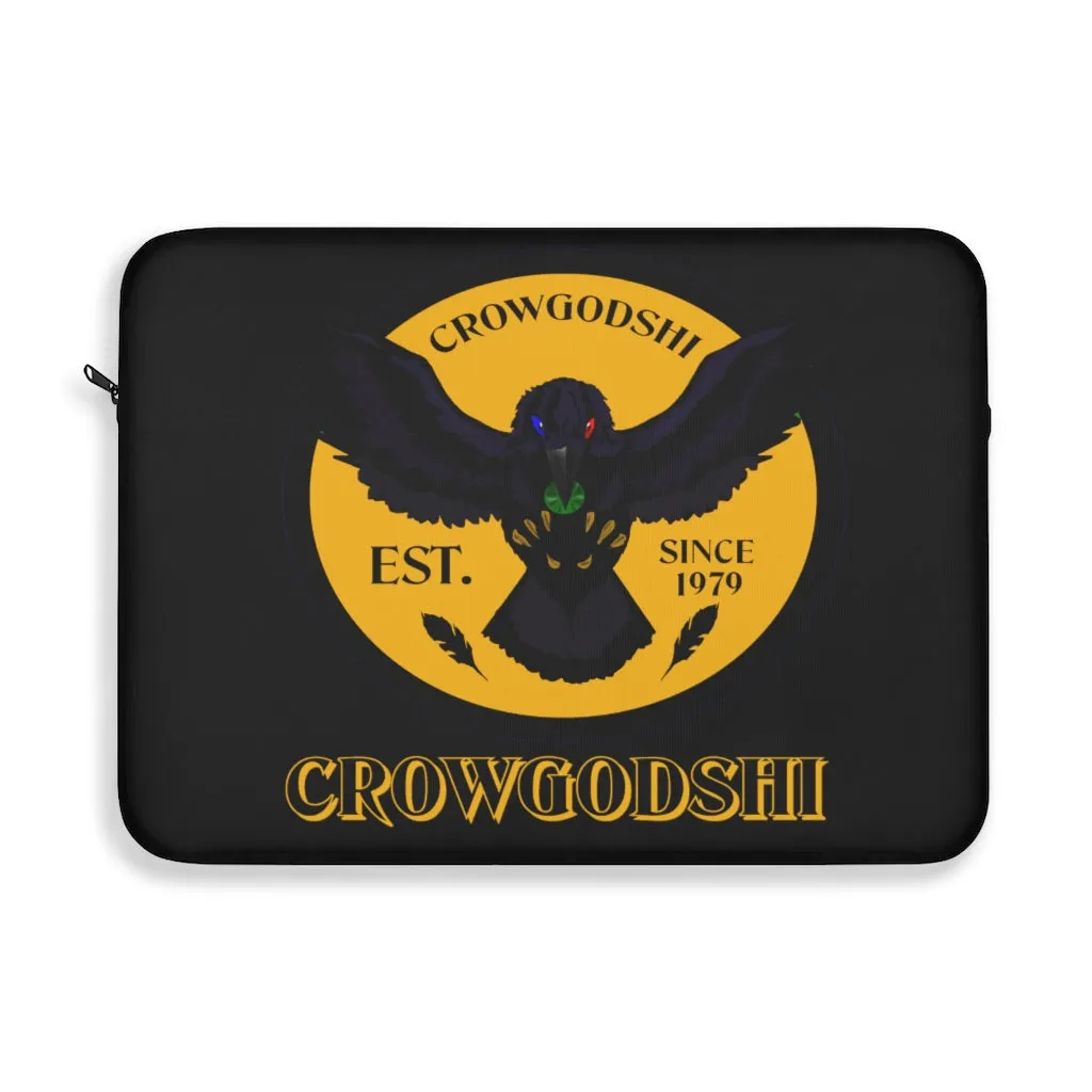 Crowgodshi First Generation Laptop Sleeve, GOLD LOGO