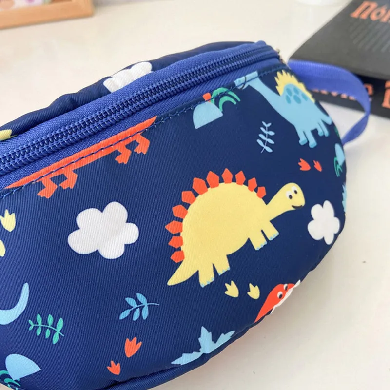 Cute Dinosaur and Unicorn Pattern Fanny Pack Waist Bag for Kids