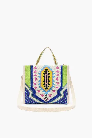 Embellished Shopper Satchel-Southwest