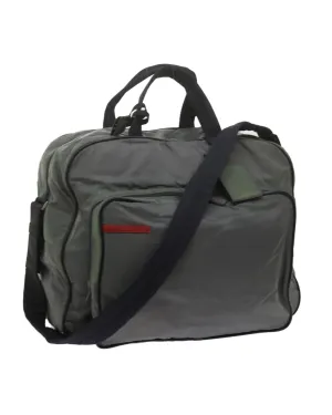 Green Nylon Boston Bag with 2-way Style - PRADA Sports