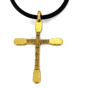 Guitar Neck Cross Gold