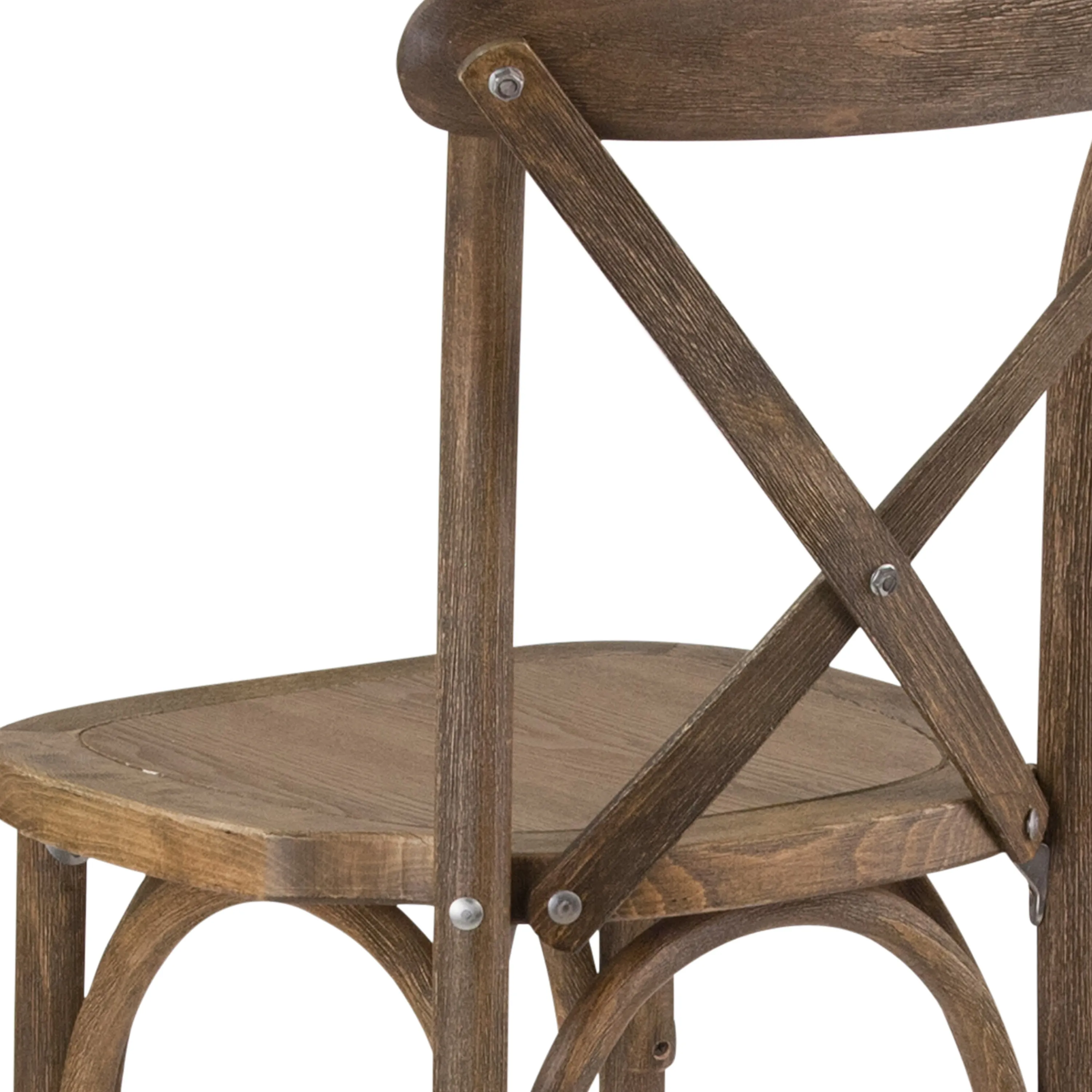 HERCULES Series Wood Cross Back Barstool