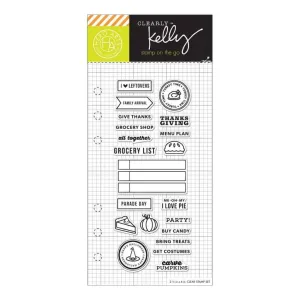 Kelly Purkey Clear Stamps 4 inch X6 inch Fall Planner*