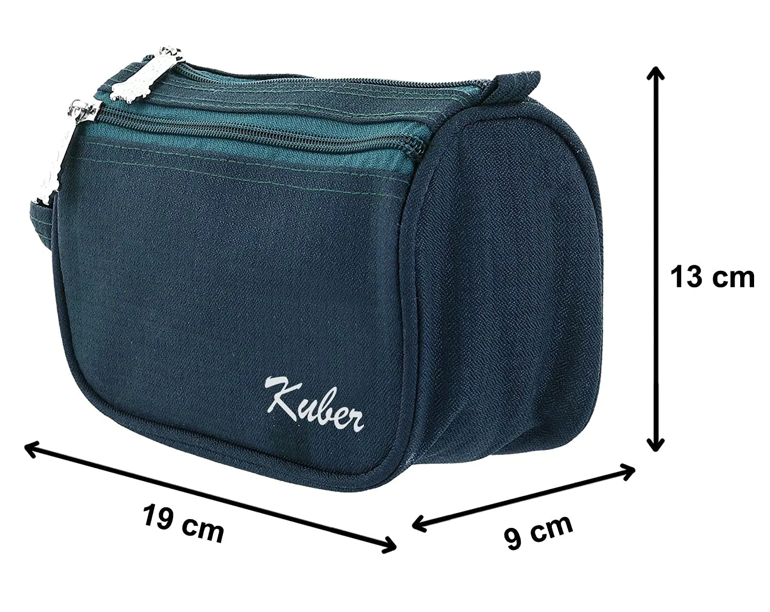 Kuber Industries Toiletry Travel Bags Shaving Kit/Pouch/Bag for Men and Women with 2 Main Compartment (Wine)-KUBMART11928