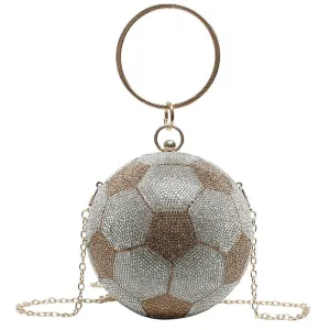 Luxy Moon Basketball Clutch Bags for Women Football Shape Wedding Party Purse