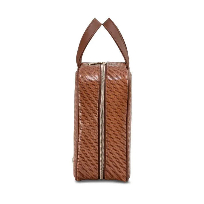 Martha Large Briefcase Rosewood Cognac