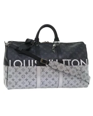 Monogram Eclipse Boston Bag with Shoulder Strap