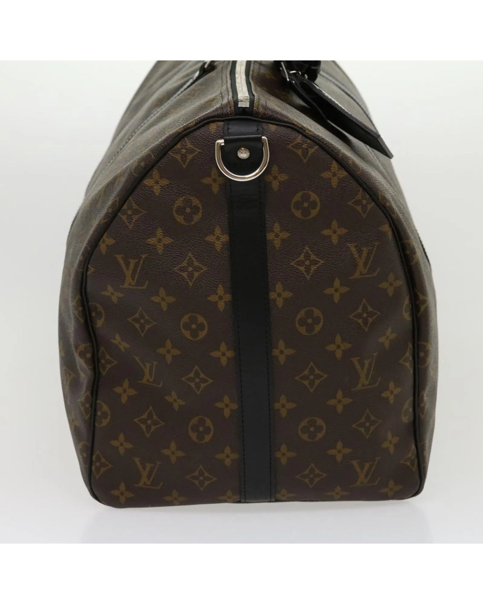 Monogram Macassar Keepall Bandouliere 55 Auth 30568A