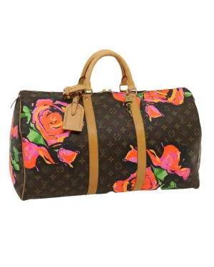 Monogram Rose Keepall 50 Boston Bag