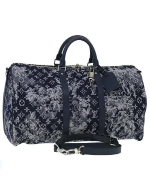 Monogram Tapestry Keepall Bandouliere 50 Boston Bag