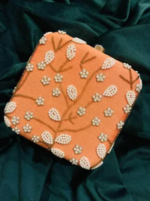 Pearl Infused Designer Clutch