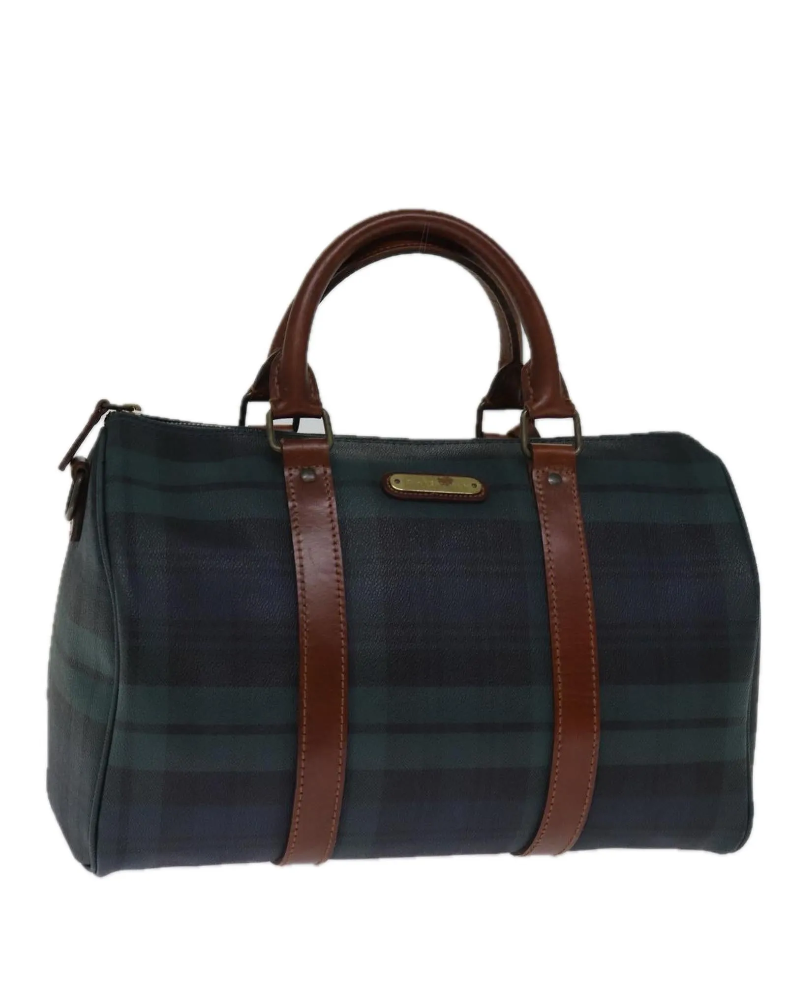 Polo Ralph Lauren Small Travel Bag Green Plaid Weekender