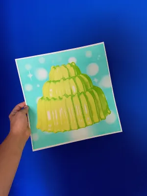 Radioactive Jell-o Print