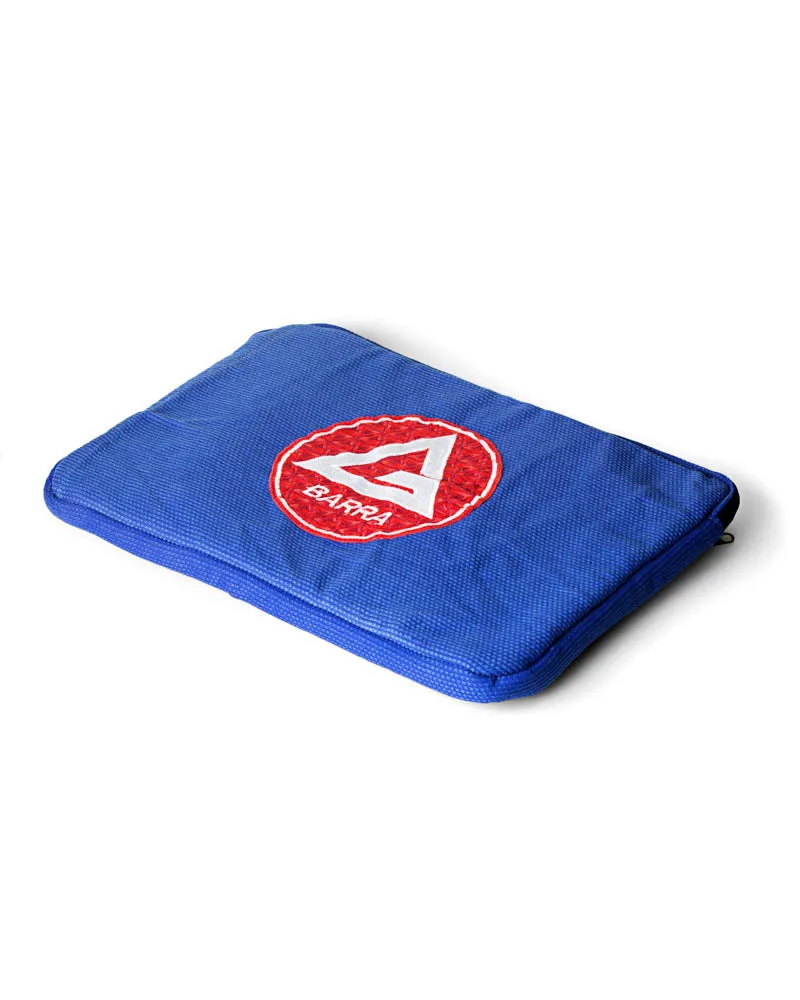 Repurposed Large Laptop Sleeve - Blue