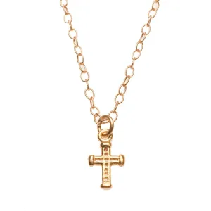 Signature Hand Crafted Solid Gold Cross