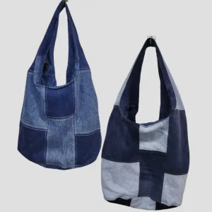 SS24 Reworked / Upcycled Denim Hobo Bags