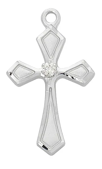 Sterling Silver Cross Boxed - L9249