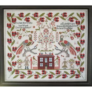 The Scarlett House ~ Rachel Howells 1856 Sampler Cross Stitch Pattern