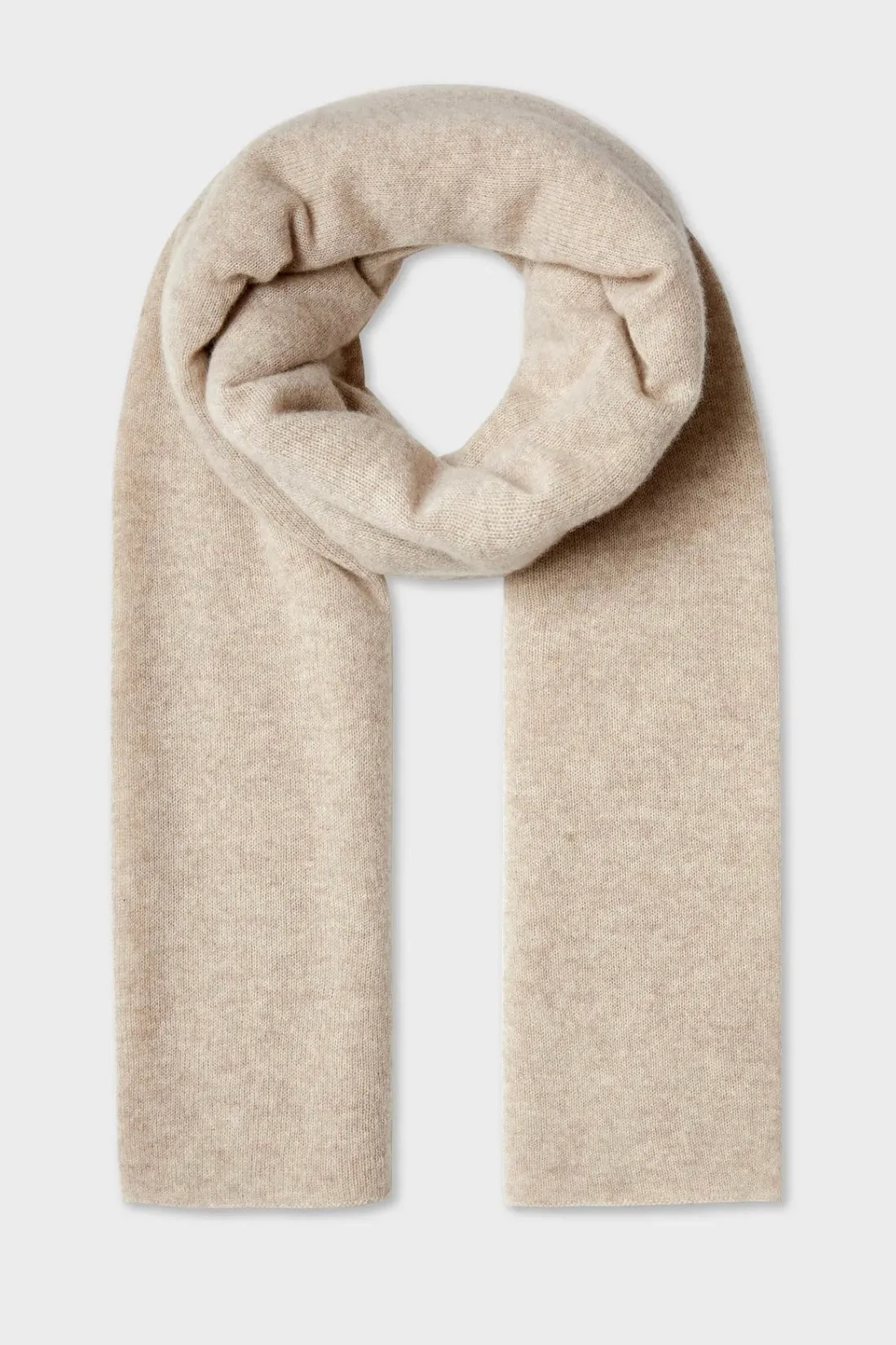 White   Warren - Cashmere Travel Wrap (sand wisp heather)