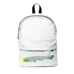 Yellow and White Fish Unisex Classic Backpack